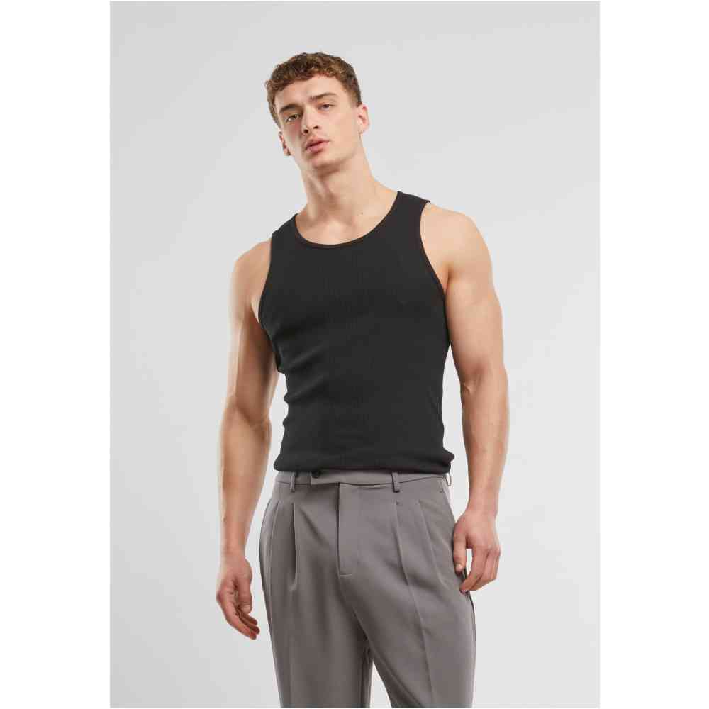 Urban Classics - Big Rib Tanktop - Zwart